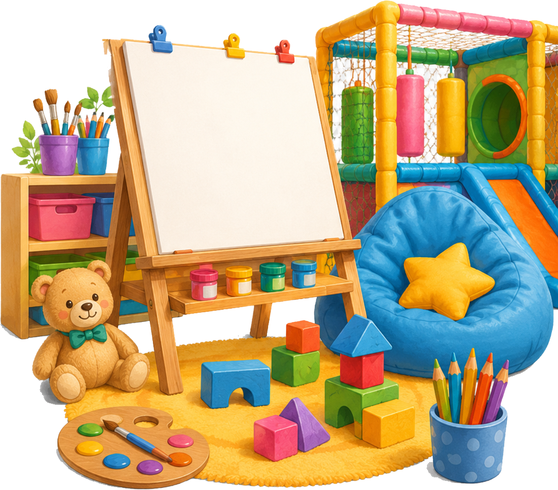 Craft play corner